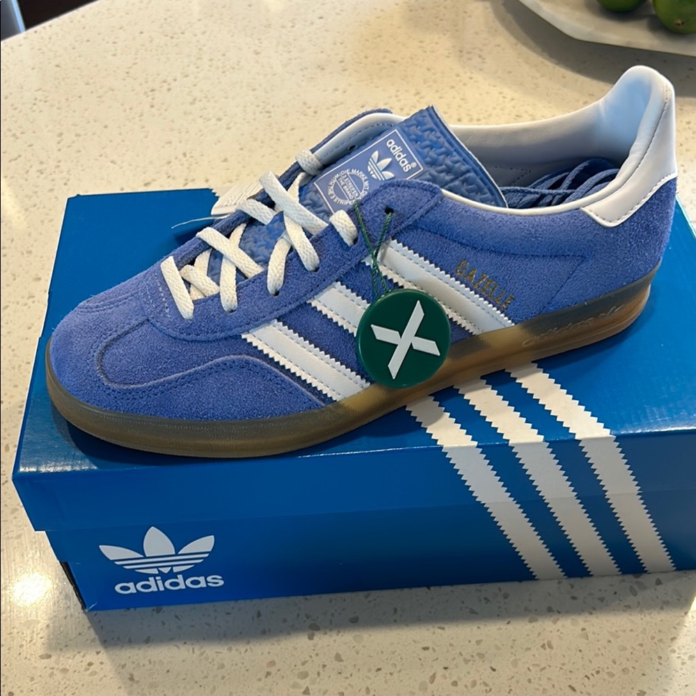 Adidas Men's Blue Samba Shoes